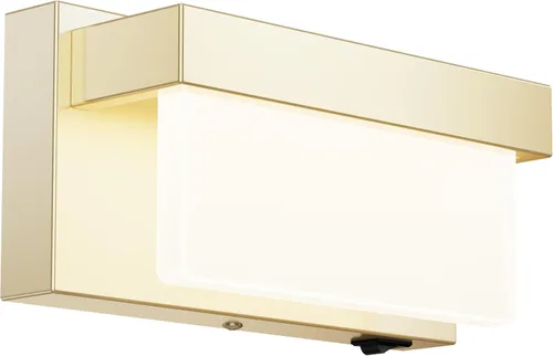 Miniatura 8 de Aplique de Pared Negro Luz de Pared con Interruptor de Encendido/Apagado 8 pulgadas Lámpara de Pared LED Pantalla Acrílica 4000K Aplique Iluminación