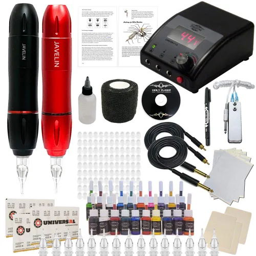 Miniatura 6 de Javelin - Kit de bolígrafos de tatuaje (X Kit + Radiant 7 colores)