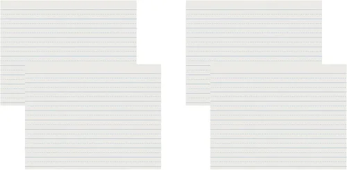 Miniatura 2 de Pacon 2622 Papel de periódico con rayas alternativas de 3/4 pulgadas, 11 x 8-1/2, blanco, 500 hojas por paquete