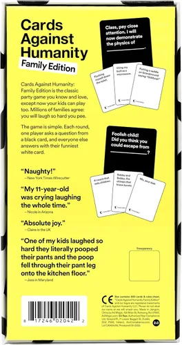 Miniatura 3 de Cards Against Humanity: Edición familiar • A partir de 8 años • Un juego de fiesta para tu horrible familia