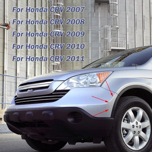 Miniatura 6 de Para Honda CRV 2007-2011 parachoques delantero rueda Fender ceja moldeo ajuste izquierda