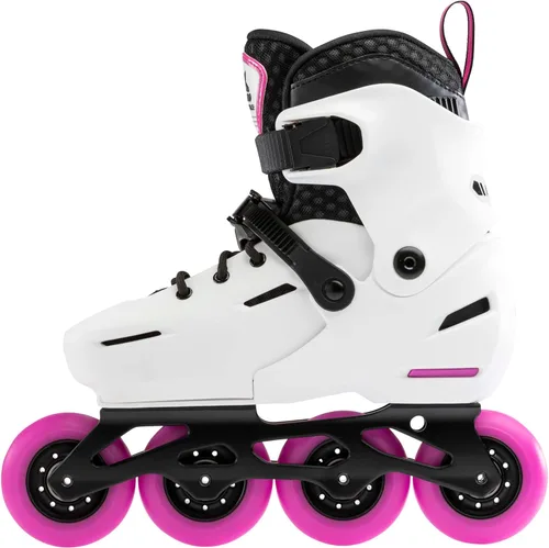 Miniatura 4 de Rollerblade Apex Junior - Patín en línea ajustable para fitness, Blanco/Rosa
