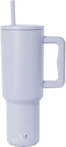 Miniatura 60 de Simple Modern Vaso Trek de 40 oz con Asa y Tapa con Pajilla Vaso de Viaje Aislado de Acero Inoxidable Apto para Portavasos Slumberland