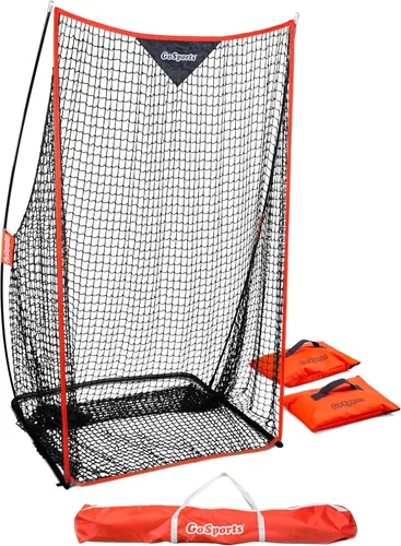 GoSports Red de pateo de fútbol americano de 7 x 4 pies - Práctica lateral para despeje o patadas de colocación, diseño ultraportátil con saco de