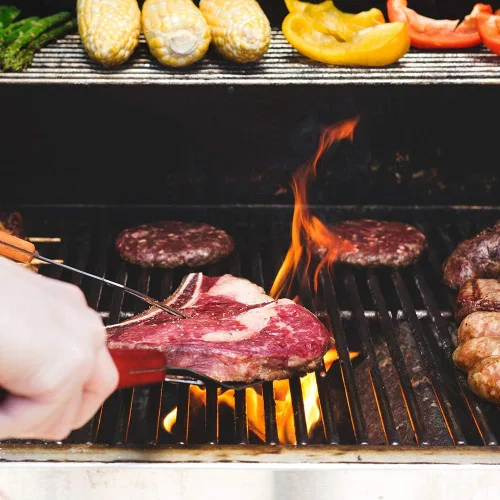 Miniatura 5 de S5421A - Rejillas de cocina de acero inoxidable de 16 3/8 x 21 1/2 pulgadas para parrilla Charbroil 463722313, Charbroil 463722314, Charbroil