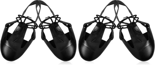Miniatura 10 de Housoutil Labor Insurance - Cubiertas de acero para los dedos, 1 par de PVC unisex para calzado de seguridad, protectores de zapatos de acero