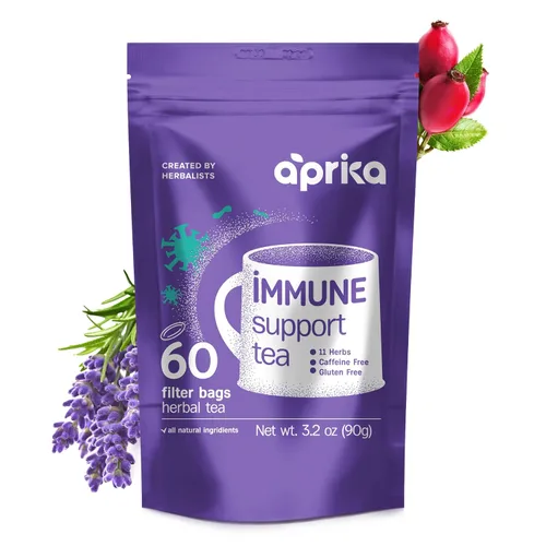 Miniatura 12 de AprikaLife - Té de hierbas para calmar y relajar con manzanilla, menta y lavanda - 60 bolsas de té. Deliciosa mezcla de hierbas para una experiencia
