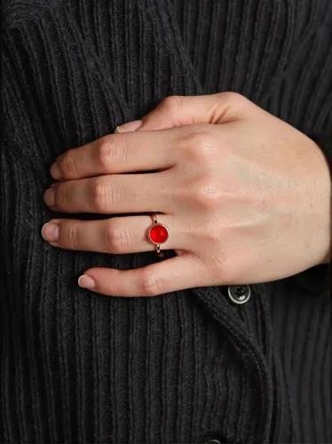 Miniatura 4 de Simple Plain Classics - Anillo de plata de ley S925 con piedras preciosas de cuarzo de cristal único para mujer, joyería de declaración