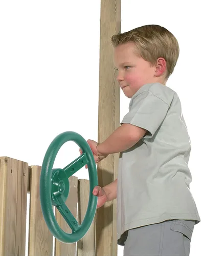 Miniatura 6 de RedSwing Accesorios para patio de recreo para niños, accesorios para columpios al aire libre con rueda de barco pirata, telescopio de juguete