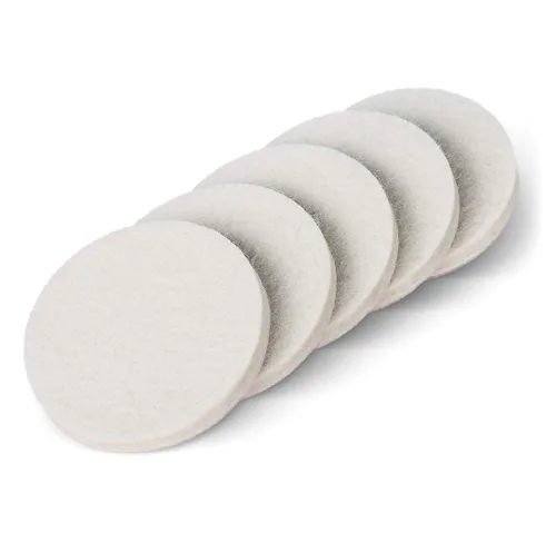 Miniatura 3 de Almohadillas de pulido de fieltro de lana de 1 pulgada Rueda de pulido para coche Vidrio Plástico Metal piedra-10pcs/set