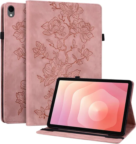Miniatura 63 de Funda para Samsung Galaxy Tab S5e 10.5 2019 Modelo SM-T720/T725/T727, funda delgada de piel sintética con soporte multiángulo y soporte