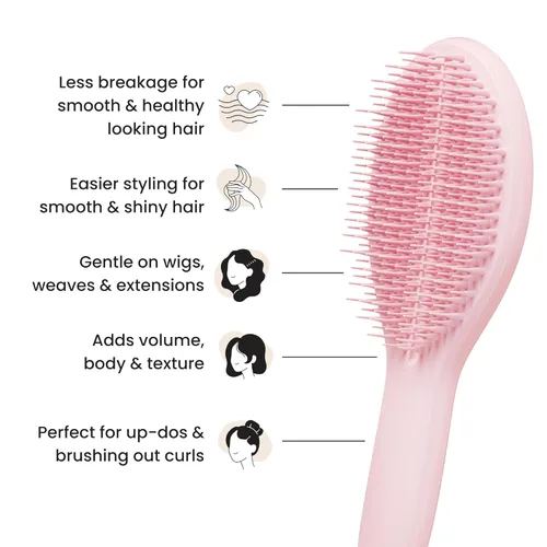 Miniatura 4 de Tangle Teezer The Ultimate Styler - Cepillo para peinar el cabello en seco, mantene, mezcla y añade volumen, textura y brillo, rosa milenario