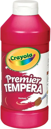 Miniatura 22 de Crayola Premier - Pintura al temple para niños, color blanco (16 onzas), suministros para el aula para niños, ideal para artes y manualidades,