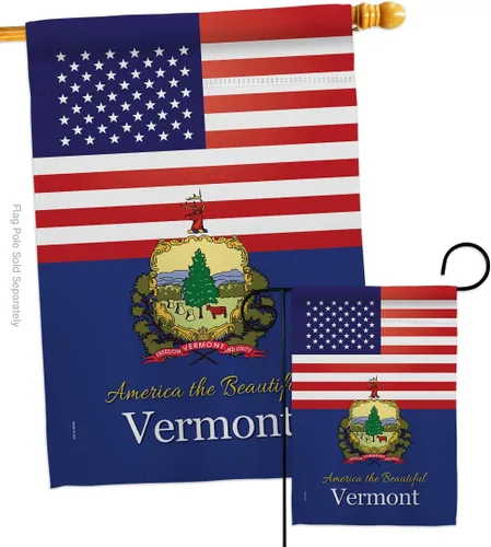 Miniatura 4 de Bandera de la casa de Vermont de Estados Unidos, Estados Unidos, Territorios Americanos, República, país, área particular, pequeña, decorativa