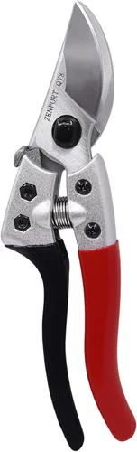 Zenport QV8 - Tijeras de podar profesionales, podadoras de jardín de hoja de acero de aluminio de 8 pulgadas con mecanismo de bloqueo de apretar