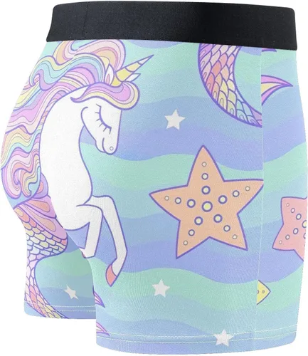 Miniatura 3 de CHIFIGNO Pink Cute Rabbit Face Trunk Underwear Men, Soft, Breathable Bamboo-Spandex Blend, S