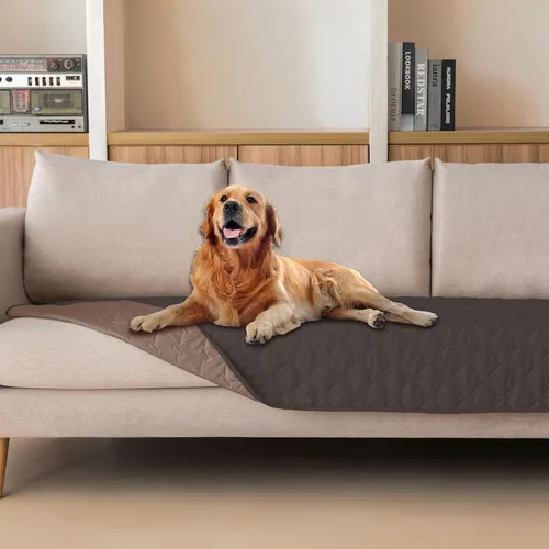 Miniatura 22 de gogobunny Manta 100% Impermeable de Doble Cara para Perros, Cubierta Suave para Cama de Mascotas, Reversible, Protege Muebles, Sillón, Sofá, Coche