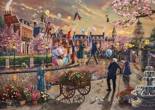 Miniatura 51 de MIGHTYPRINT Disney – La Bella Durmiente – Princesa Aurora y el Príncipe Felipe – Arte de pared duradero de 24 x 17 pulgadas – No hecho de papel