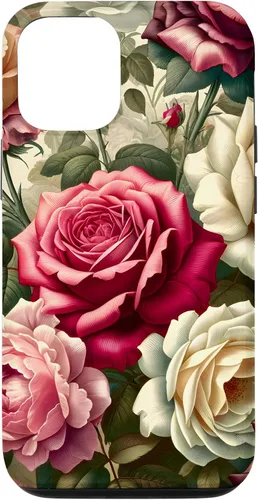 Miniatura 26 de Funda con diseño floral para iPhone 11 Pro Max, diseño victoriano vintage