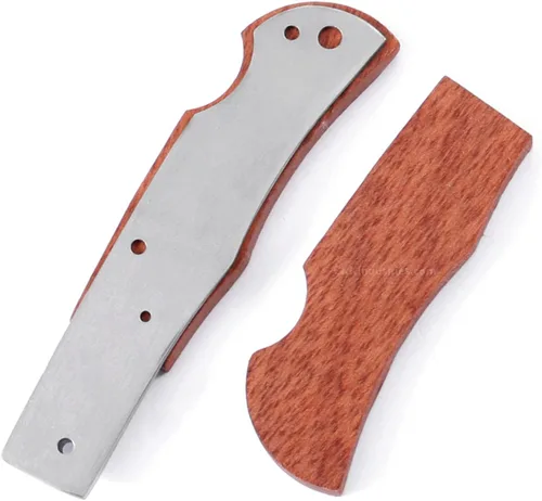 Miniatura 4 de EZSMITH Kit de fabricación de cuchillos – Bobcat Lockback – Serie de cuchillos plegables de bricolaje – (kit de piezas)