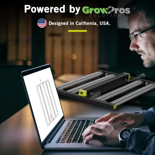Miniatura 2 de NHI3200 Luces LED de Cultivo de 320W, Lámpara LED de Cultivo Comercial de Espectro Completo Estilo Barra para Plantas de Interior, Cadena Margarita