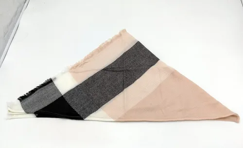 Miniatura 3 de Wander Agio - Bufanda envolvente con diseño a cuadros o triangular para mujer, cálida y larga, de punto, sensación de cachemira, chal