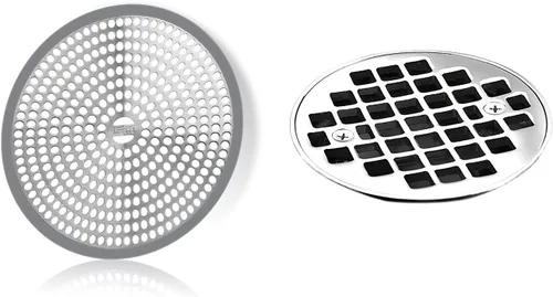 Miniatura 3 de LEKEYE fácil de limpiar regadera drenaje visualización/pelo Catcher/strainer-steel & silicona, Stainless Gris