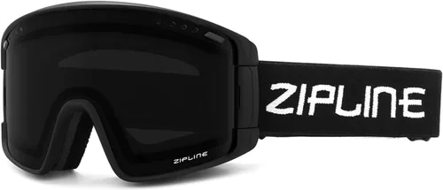 Gafas de esquí Zipline KLIK - Lentes magnéticas sin niebla, policarbonato cilíndrico doble, ventilación ajustable, sistema de lente magnética