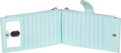 Miniatura 4 de Travelambo - Billetera para mujer con bloqueo RFID plegable para múltiples tarjetas con bolsillo y cremallera