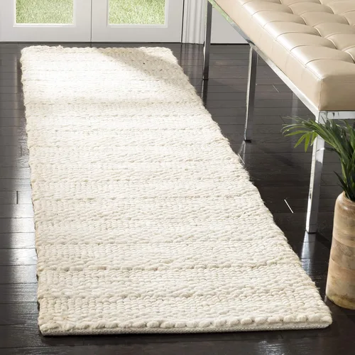 Miniatura 24 de SAFAVIEH Natural Fiber Collection - Alfombra decorativa de 2 x 3 pies, color lejía, yute hecho a mano, diseño trenzado tejido, ideal para entrada