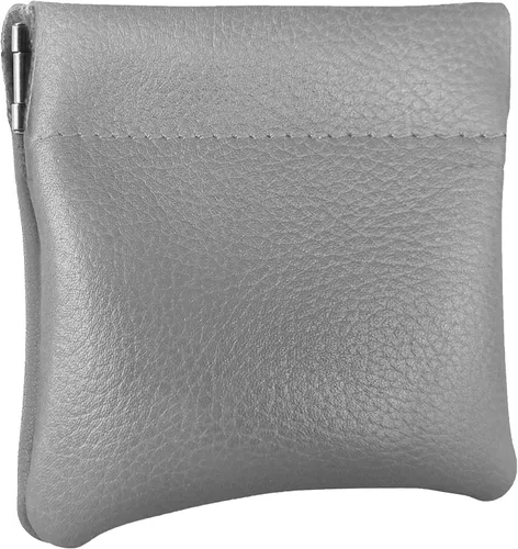 Miniatura 29 de Monedero clásico a presión, de cuero, para hombre de Nabobb, negro