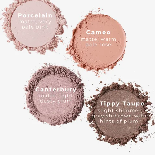 Miniatura 3 de Honeybee Gardens Paleta de sombras de ojos Skinny Dp, 4 tonos altamente pigmentados, acabado de lujo de larga duración, vegano, sin crueldad, sin