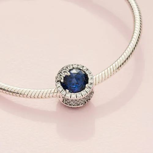 Miniatura 4 de PANDORA Joyería azul deslumbrante cristal de copo de nieve y circonita cúbica en plata de ley Metal Cristal Circonita cúbica