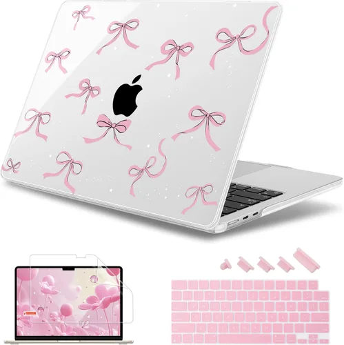 Miniatura 33 de May Chen para M4 MacBook Air de 13.6 pulgadas Funda 2025 2024 2023 2022 Modelos: A3240 A3113 M3 A2681 M2, Carcasa de plástico rígido para MacBook