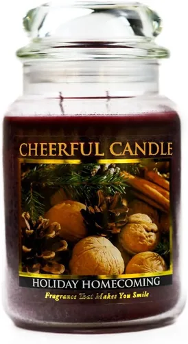 Miniatura 8 de A Cheerful Giver - Vela perfumada en tarro de vidrio para fiestas (6 onzas) con tapa y fragancia fiel a la vida, fabricada en Estados Unidos