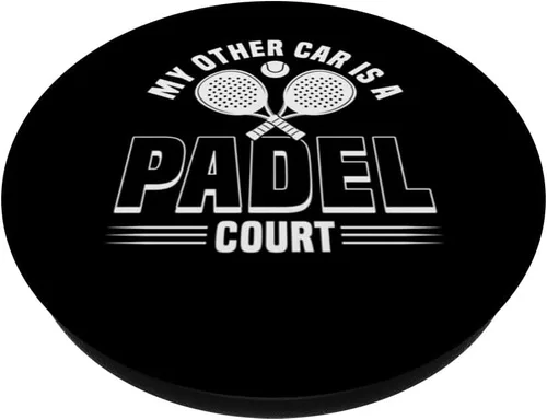 Miniatura 2 de My Other Car is A Padel Racquet Paddle PopSockets Adhesive PopGrip