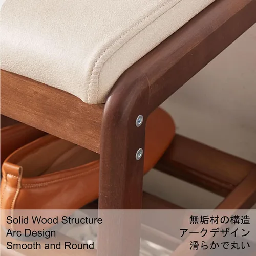 Miniatura 4 de Zapatero para armario, banco de entrada, banco de almacenamiento de zapatos, otomano con almacenamiento y asiento para sala de estar, banco