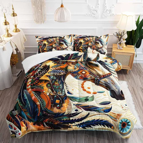 Miniatura 15 de AILONEN Lindo juego de edredón de oso tamaño individual, juego de ropa de cama Kawaii de oso de peluche marrón para niños y niñas, edredón suave