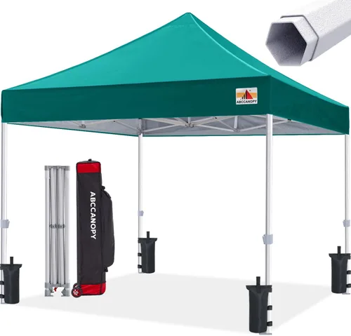 Miniatura 8 de ABCCANOPY Tienda de campaña con toldo emergente comercial 10x10 Serie Premium, Beige