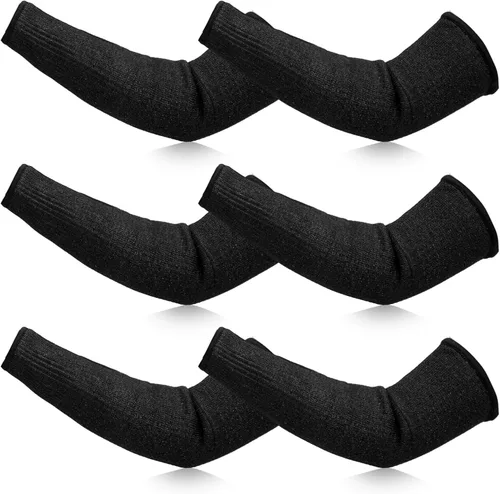 Miniatura 18 de 3 pares de protectores de brazo para piel delgada y moretones, mangas de antebrazo resistentes a cortes, manga de protección contra quemaduras