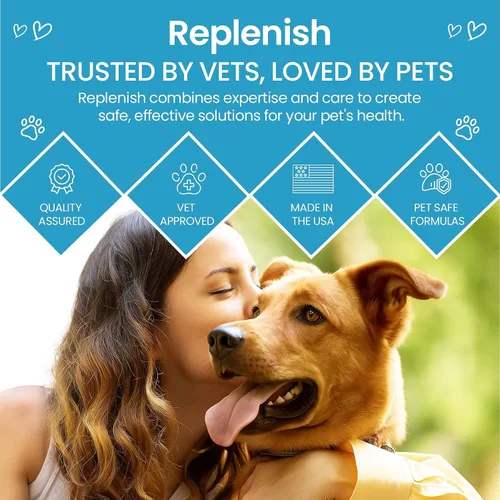 Miniatura 3 de Replenish Limpiador de oídos antipicazón para perros y gatos, limpiador avanzado de oídos con ketoconazol, soporte desodorizante, 8 onzas