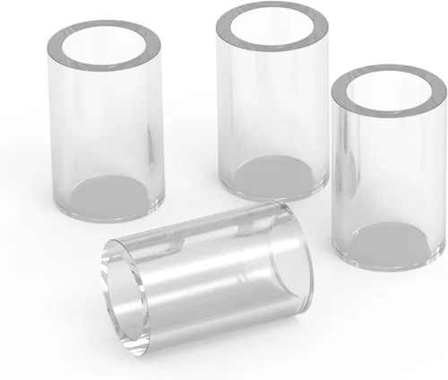 Miniatura 7 de TOOLIOM Kit de 22 piezas de accesorios para antorcha de soldadura TIG, lente de gas gruesa #10, copa de vidrio, tapa trasera para WP-17/18/26