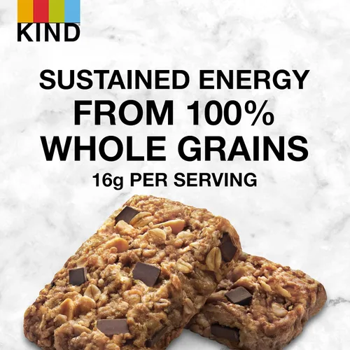 Miniatura 5 de KIND Barras de cereales para el desayuno, aperitivos sin gluten, chocolate con almendras, caja de 9.3 onzas (36 barras)