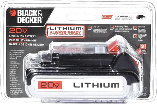 Miniatura 10 de BLACK+DECKER Batería 20V MAX, Batería de Iones de Litio 1.5Ah, Tiempo de Funcionamiento Extendido, Compatible con Herramientas, Equipo