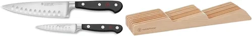 Miniatura 7 de WÜSTHOF Cuchillo de chef clásico de 6 pulgadas, negro, acero inoxidable