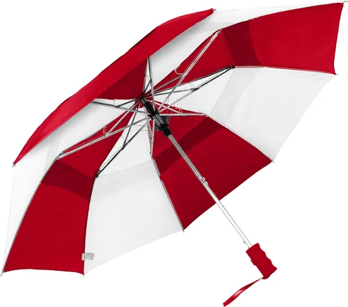 Miniatura 2 de STROMBERGBRAND UMBRELLAS Paraguas ventilado a prueba de viento, compacto, pequeño, resistente, con ventilación de viento abierta automática
