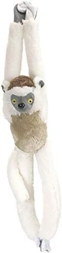 Wild Republic Verreaux Sifaka - Peluche de mono, juguete de peluche, regalos para niños, 20 colgantes