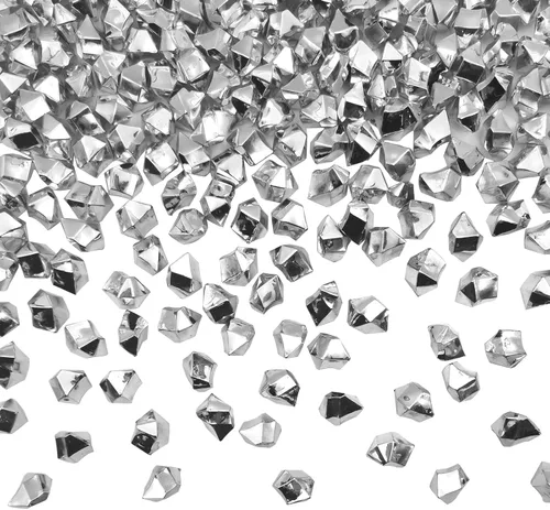 Miniatura 13 de Rellenos de Jarrón Negros para Decoración del Hogar, Cubitos de Hielo Triturado Falsos, Rellenos de Jarrón, 150 piezas Cubitos de Hielo Falsos