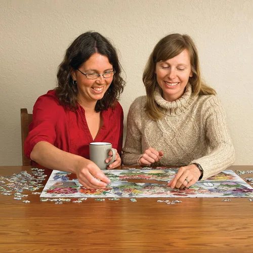 Miniatura 4 de Cobble Hill - Rompecabezas de 1000 piezas, ramo de Beaucoup, póster de muestra incluido