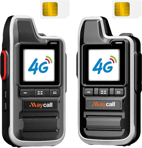 Walkie Talkies globales con tarjeta SIM de servicio de por vida, radio de red Walkie Talkies de alcance ilimitado, radios bidireccionales, batería